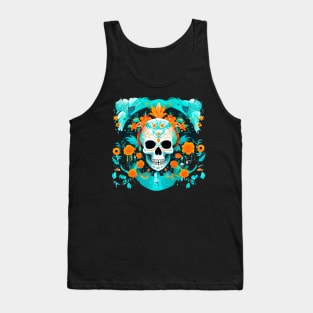 Catrina skull with merilands Tank Top